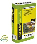 WEBER  weberdur univerzální 1mm - univerzální malta a omítka 1mm, 5MPa 25kg